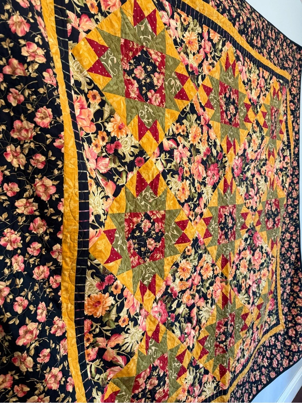 Homemade Patchwork Quilt 67x67